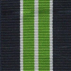 Colonial Fire Brigades Long Service Medal Ribbon, Full Size (32mm)