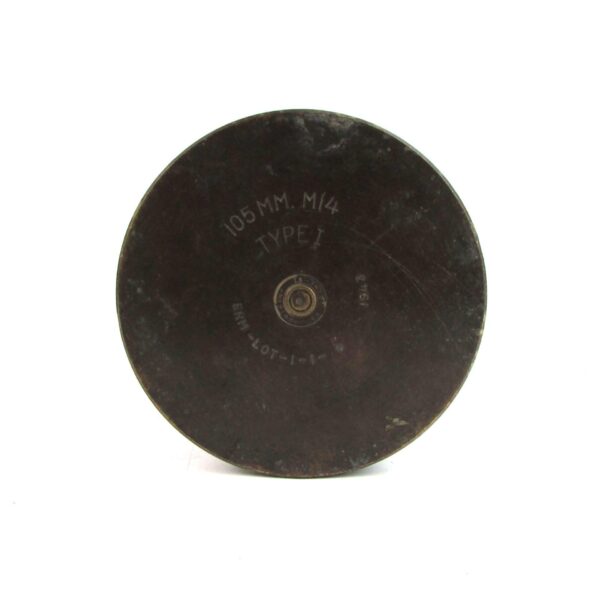 US 105mm M14 Type 1 Field Howitzer Shell Case, Dated 1943 - Image 2