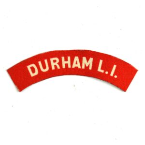 Durham Light Infantry Printed Shoulder Title