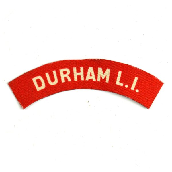 Durham Light Infantry Printed Shoulder Title