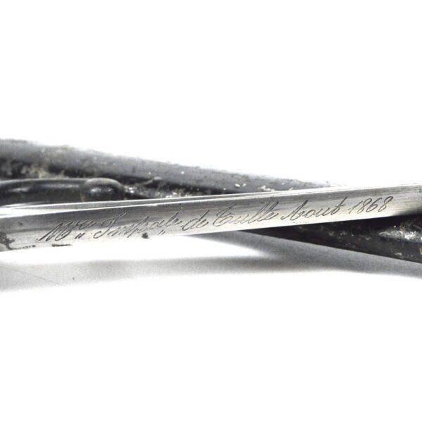 French M1866 Chassepot Rifle Bayonet (Tulle, Aout 1868) - Image 2