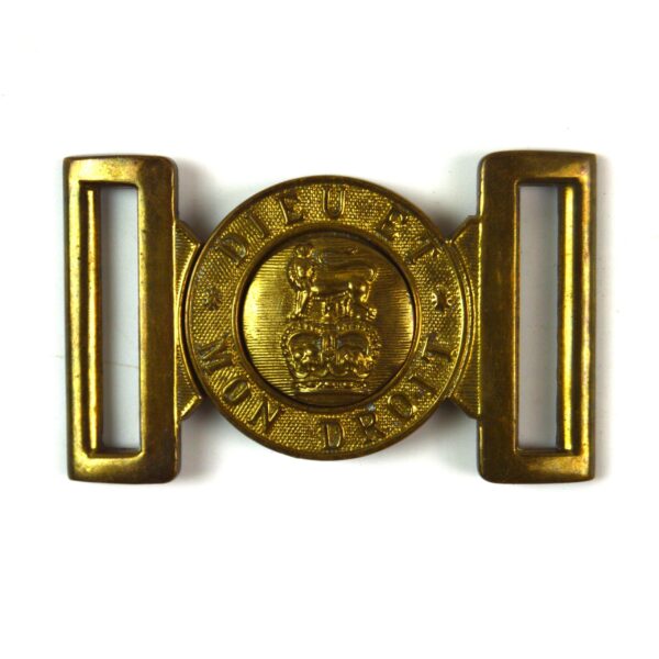 General Service Brass Belt Buckle, Queen's Crown