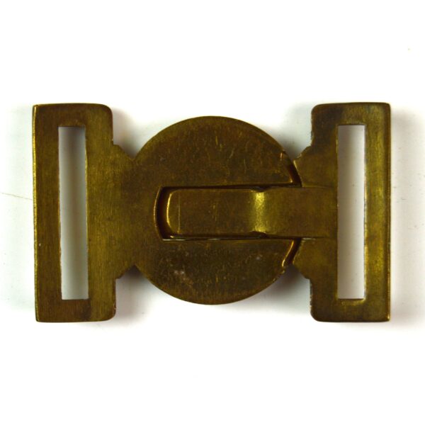 General Service Brass Belt Buckle, Queen's Crown - Image 2