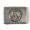 German Democratic Republic (DDR) Army Belt Buckle, Nickel Plated