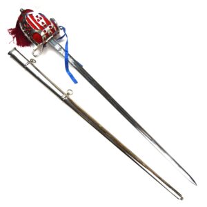 Black Watch, Royal Highland Regiment 1832 Pattern Officers Broadsword in Scabbard