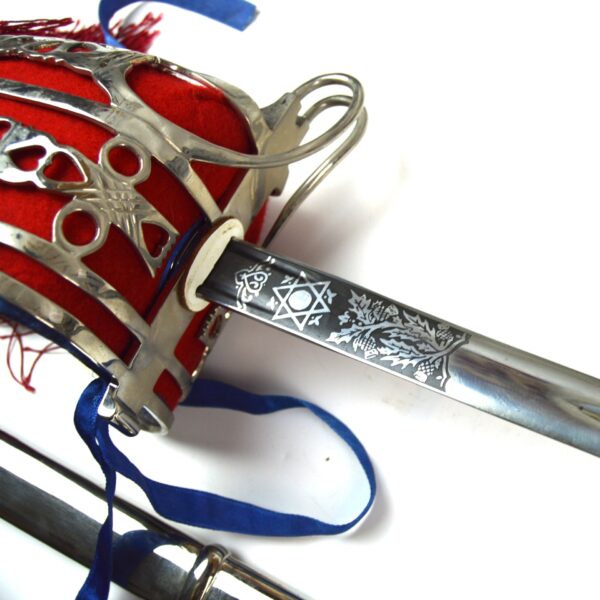 Black Watch, Royal Highland Regiment 1832 Pattern Officers Broadsword in Scabbard - Image 6