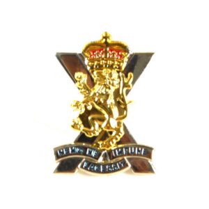 Royal Regiment of Scotland Gilt and Enamel Lapel Badge