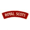 Royal Scots Cloth Shoulder Title