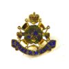 Sherwood Foresters (The Nottingham and Derbyshire Regiment) Lapel Badge, Queen's Crown