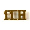 11th Hussars (Prince Albert's Own) (11H, Pre-1969) Brass Shoulder Title
