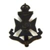 Restrike 12th Battalion (The Rangers), County of London Regiment Blackened Cap Badge