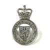 Thames Valley Police Chrome Cap Badge, Queen's Crown