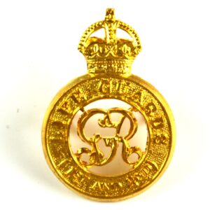 Life Guards (1st and 2nd) (GRV Cypher, 1922-1928 Pattern) Cap Badge, Restrike