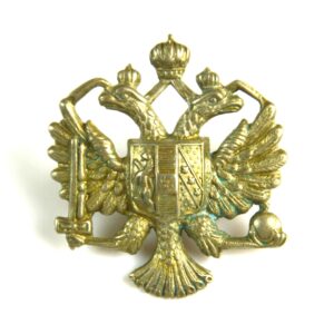 1st King’s Dragoon Guards / 1st Queen’s Dragoon Guards Nickel Cap Badge, Restrike