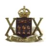 Canadian 20th Saskatchewan Armoured Regiment (1949-54 Pattern) Cap Badge, King's Crown