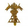 21st Lancers (Post 1901-1922 Pattern) Cap Badge, Gilding Metal Restrike