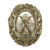 2nd Aberdeenshire Rifle Volunteers Nickel-Plated Glengarry Cap Badge (1859-1884 Pattern)- Original