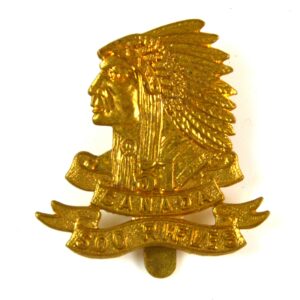 Canadian Expeditionary Force 51st Regiment (Soo Rifles) (1914-1920 Pattern) Cap Badge, Restrike