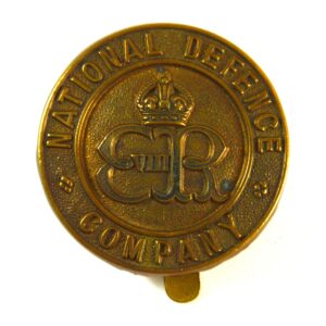 National Defence Company Cap Badge (Edward VIII, 1936 Pattern)