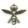 9th Gurkha Rifles (1903-1947 Pattern) Cap Badge, King's Crown, Restrike