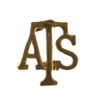 Auxiliary Territorial Service (ATS) Brass Shoulder Title