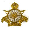Army Cyclist Corps (16-Spokes) Cap Badge, King's Crown, Original