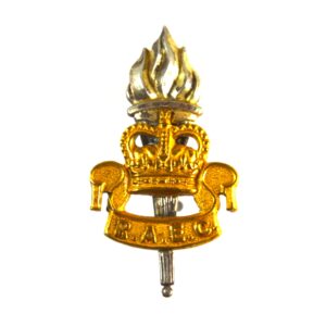 Royal Army Education Corps (RAEC) Officer Cap Badge (1953-1992 Pattern) - Original, Manufactured by J. R. Gaunt, London
