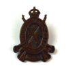 Canadian Infantry Corps (1942-47 Pattern) Bronzed Cap Badge, King's Crown, Original