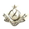 Baluch Regiment Nickel Plated Cap Badge