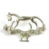 Restrike Berkshire Imperial Yeomanry White Metal Cap Badge