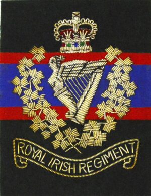 Royal Irish Regiment Embroidered Blazer Badge