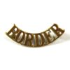 Border Regiment (BORDER) (1902-59 Pattern) Curved Brass Shoulder Title,