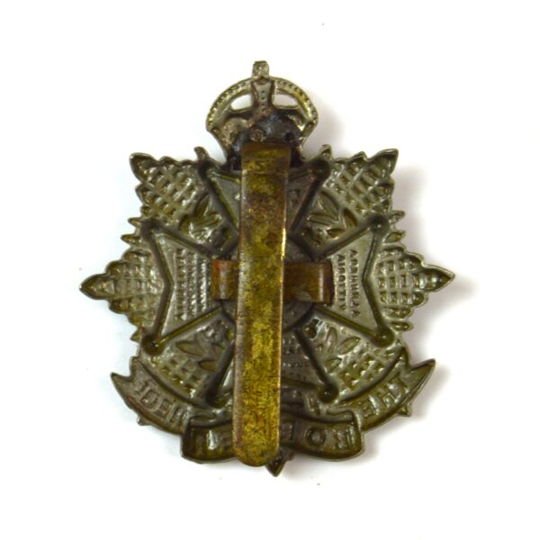 Border Regiment Cap Badge, King's Crown, Original - Image 2