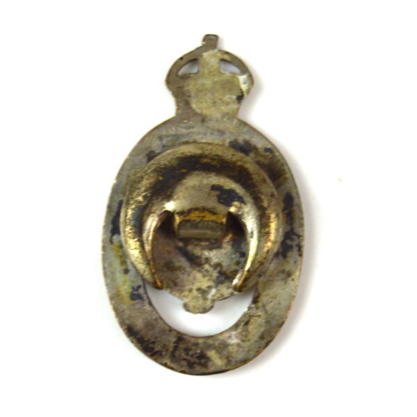 East Suffolk Police Reserve Silver Plate and Blue Enamel Lapel Badge, King's Crown - Image 2