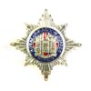 Royal Dragoon Guards Silver Plate and Enamel Cap Badge
