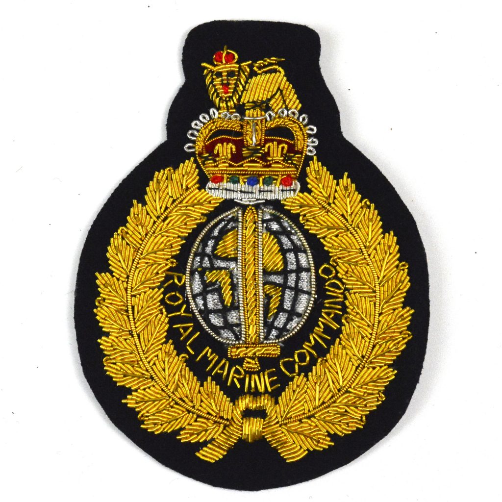 Royal Marine Commando Embroidered Blazer Badge Jeremy Tenniswood