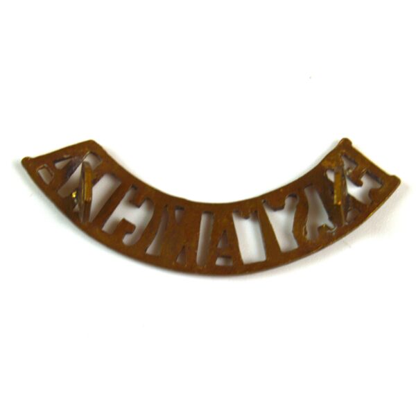 East Anglia Brigade (EAST ANGLIA) Brass Shoulder Title - Image 2