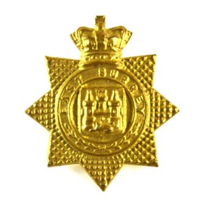 East Surrey Regiment Cap Badge (1881-1898 Pattern) - Restrike