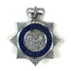 West Yorkshire Police Enamel and Chrome Cap Badge, Queen's Crown
