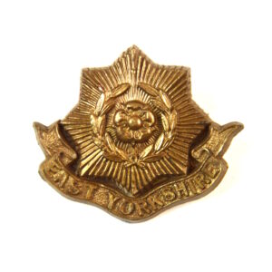 East Yorkshire Regiment WW2 Economy Plastic Cap Badge
