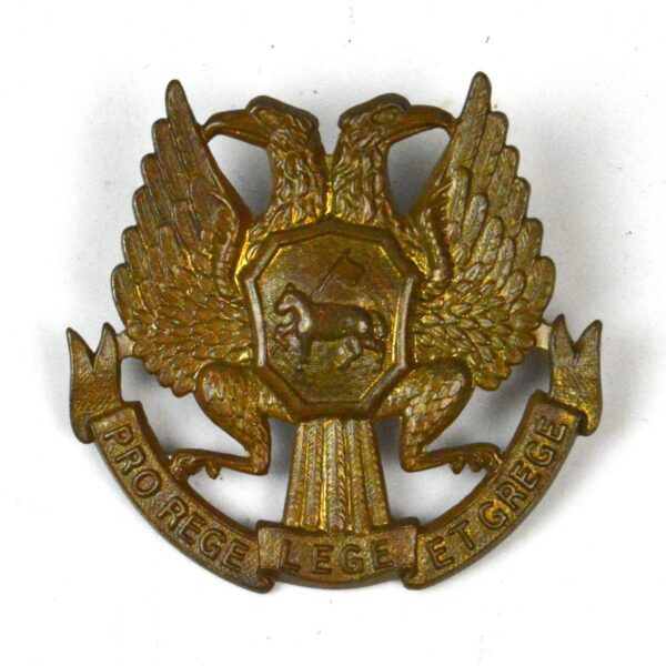 Trinity College Glenalmond School Glengarry Badge, Gilding Metal