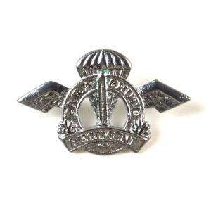 Indian Parachute Regiment (Post-1952 Pattern) Chrome Cap Badge