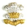 Welch Regiment (1923-1969 Pattern) Silver Plate and Gilt Cap Badge