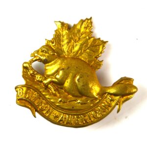 King's Colonials, British American Squadron Cap Badge, Restrike