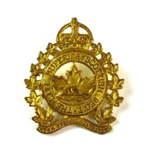 Canadian Lake Superior Scottish Regiment (1946-58 Pattern) Cap Badge, Original