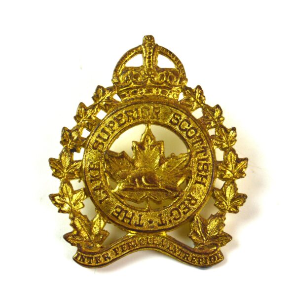 Canadian Lake Superior Scottish Regiment (1946-58 Pattern) Cap Badge, Original