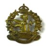 Canadian Lorne Scots (Peel, Dufferin and Halton Regiment) (1936-57 Pattern) White Metal Cap Badge, King's Crown