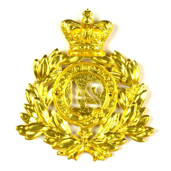 24th Regiment of Foot Brass Helmet Plate - Image 2