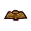 Mess Dress Parachute Wings, Gold on Maroon