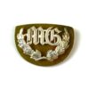 Australian Machine Gunner (MG in Wreath) Qualification Badge in Silver Plate